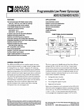 DataSheet ADIS16250 pdf